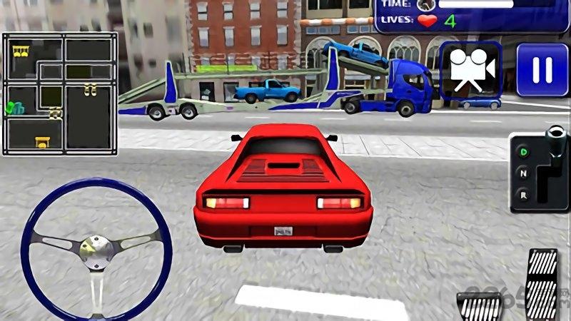 汽车运输车3d游戏下载,汽车运输车3d,驾驶游戏,赛车游戏