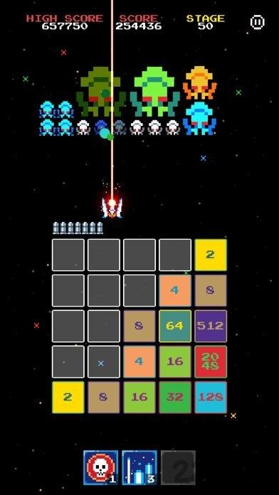 2048侵略者手机版下载,2048侵略者,像素游戏,射击游戏